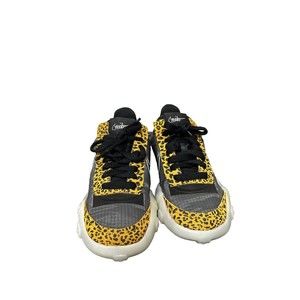 Nike Sneakers Waffle Racer 2X DC9208-001 Women's Suede Shoes Sz 5.5 Cheetah